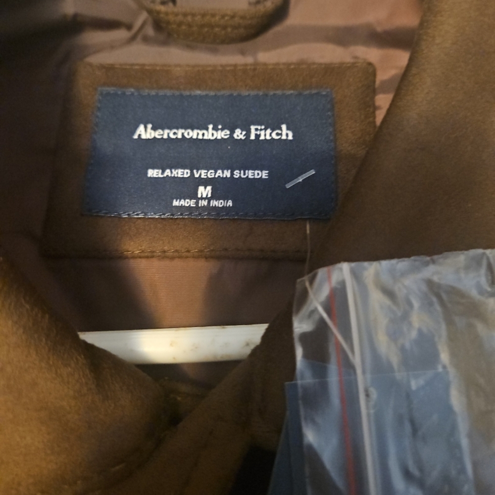 Abercrombie & Fitch Suede Overshirt - Picture 2 of 4
